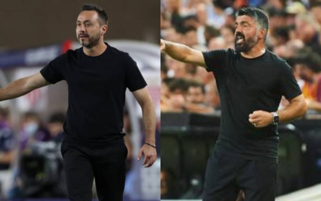 Gattuso e il precedente infuocato con De Zerbi: l’oggetto della lite