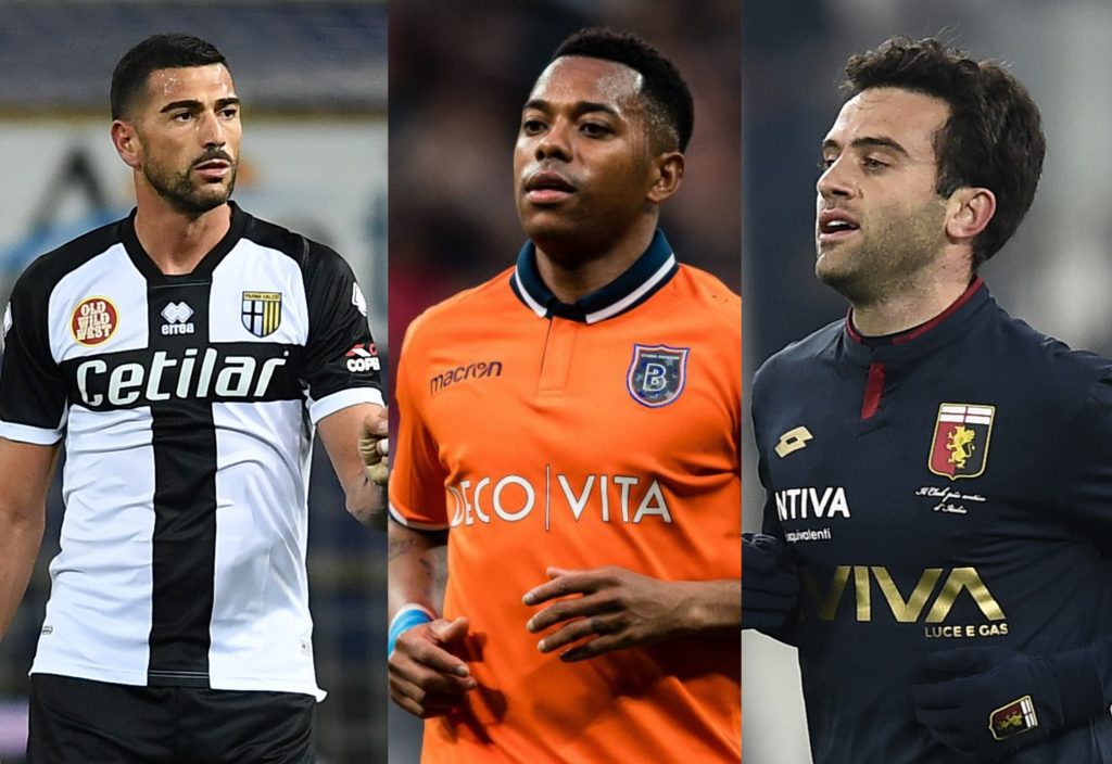 Pellè, Robinho, Rossi e non solo: tutti gli svincolati di lusso